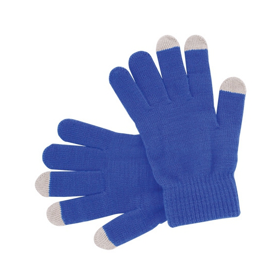 Telefoon handschoenen blauw