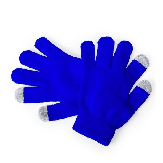 Telefoon handschoenen kind blauw